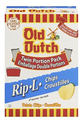 Amazon.com: Old Dutch Rip-L Boxed Potato Chips 220g/7.8oz